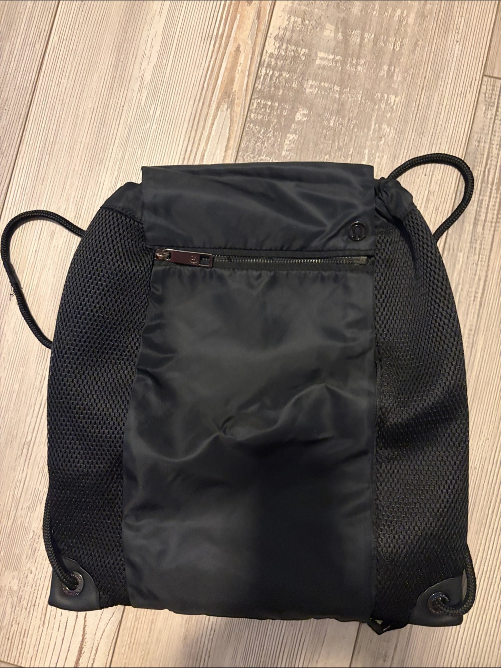 Lululemon Black Minimalist Lightweight Backpack New